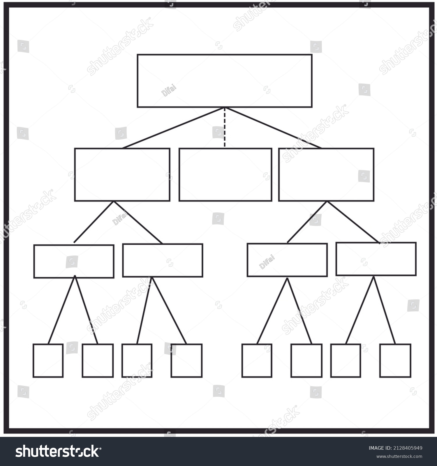 Example Illustration School Organizational Structure Stock Illustration ...