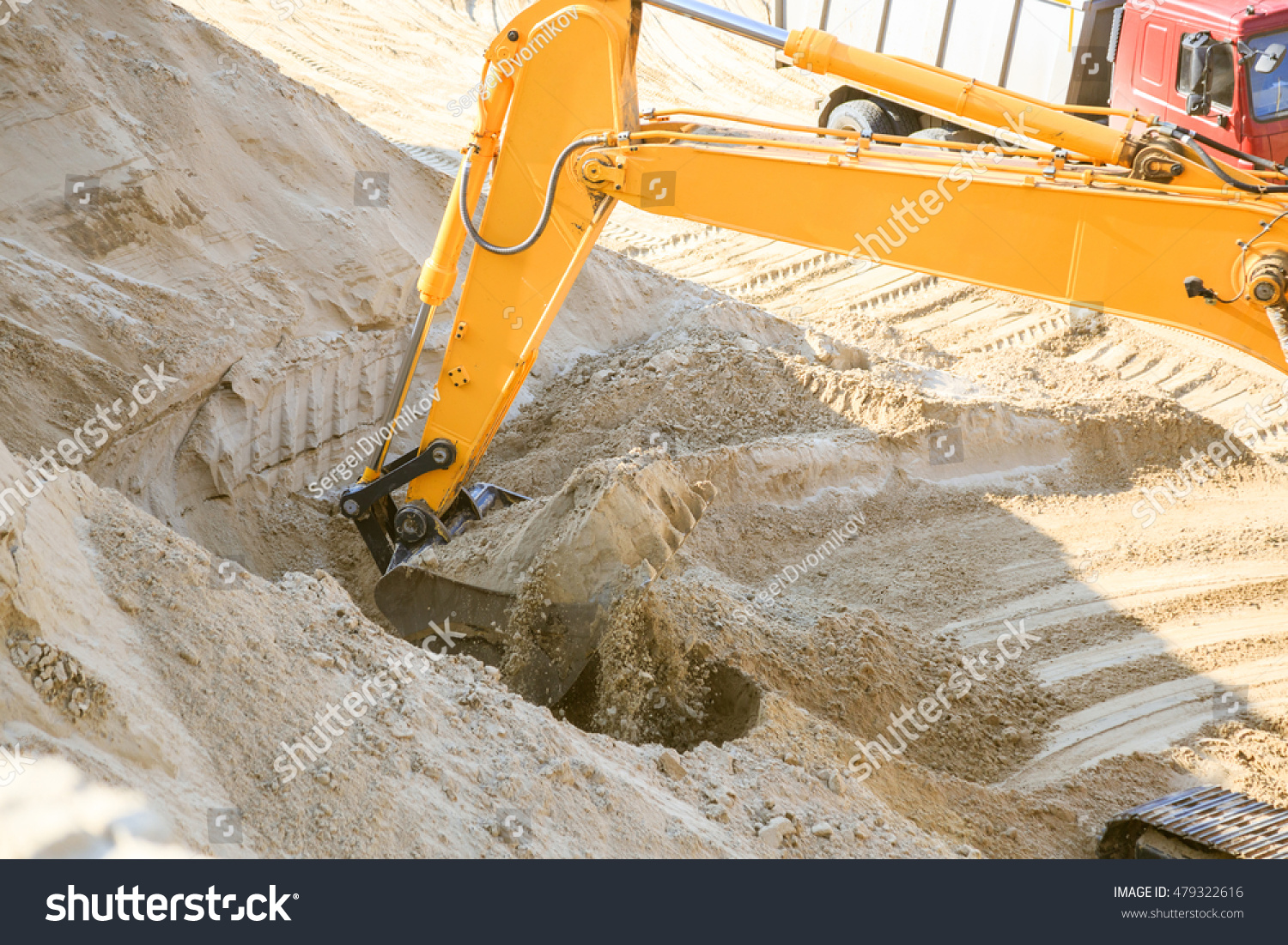 excavator sand bucket