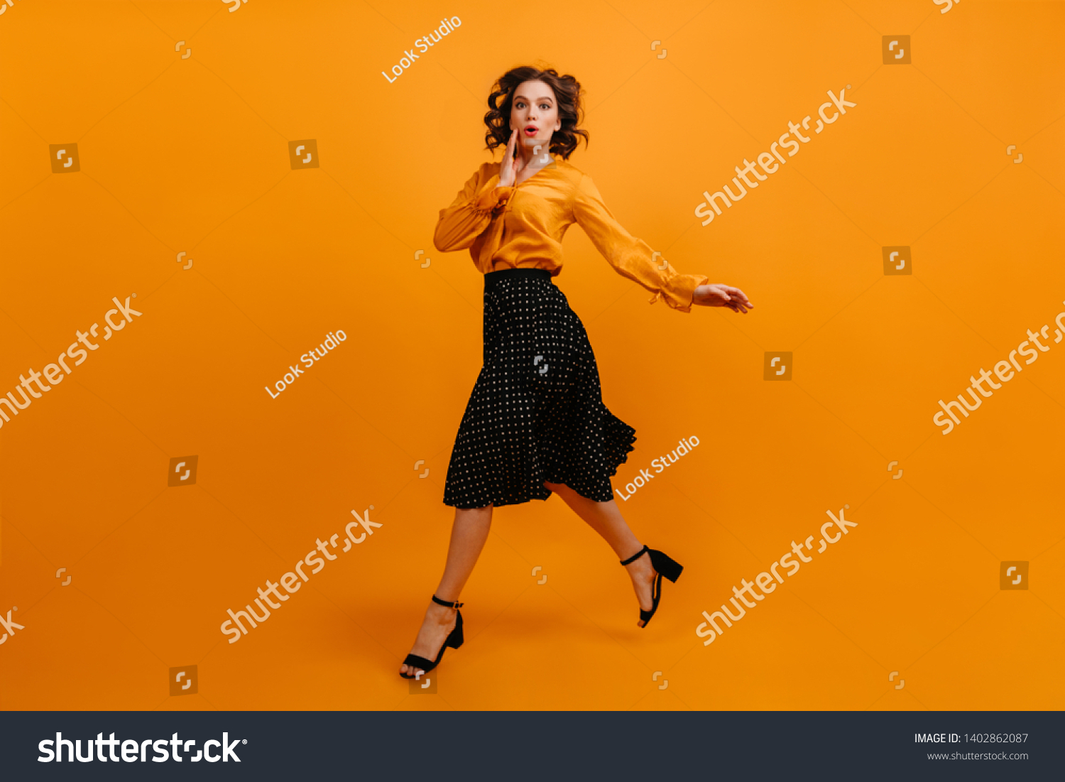 dancing in skirt