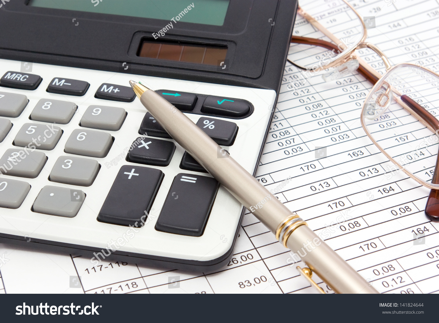 Financial Result Execution Mathematical Calculation Table ...