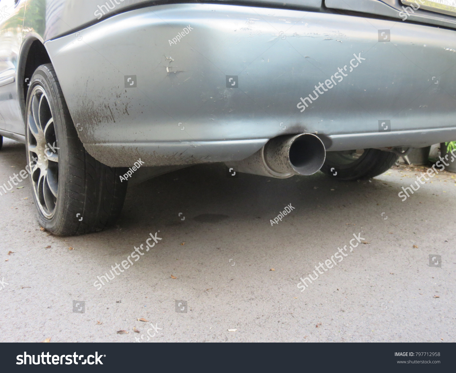 muffler and tailpipe