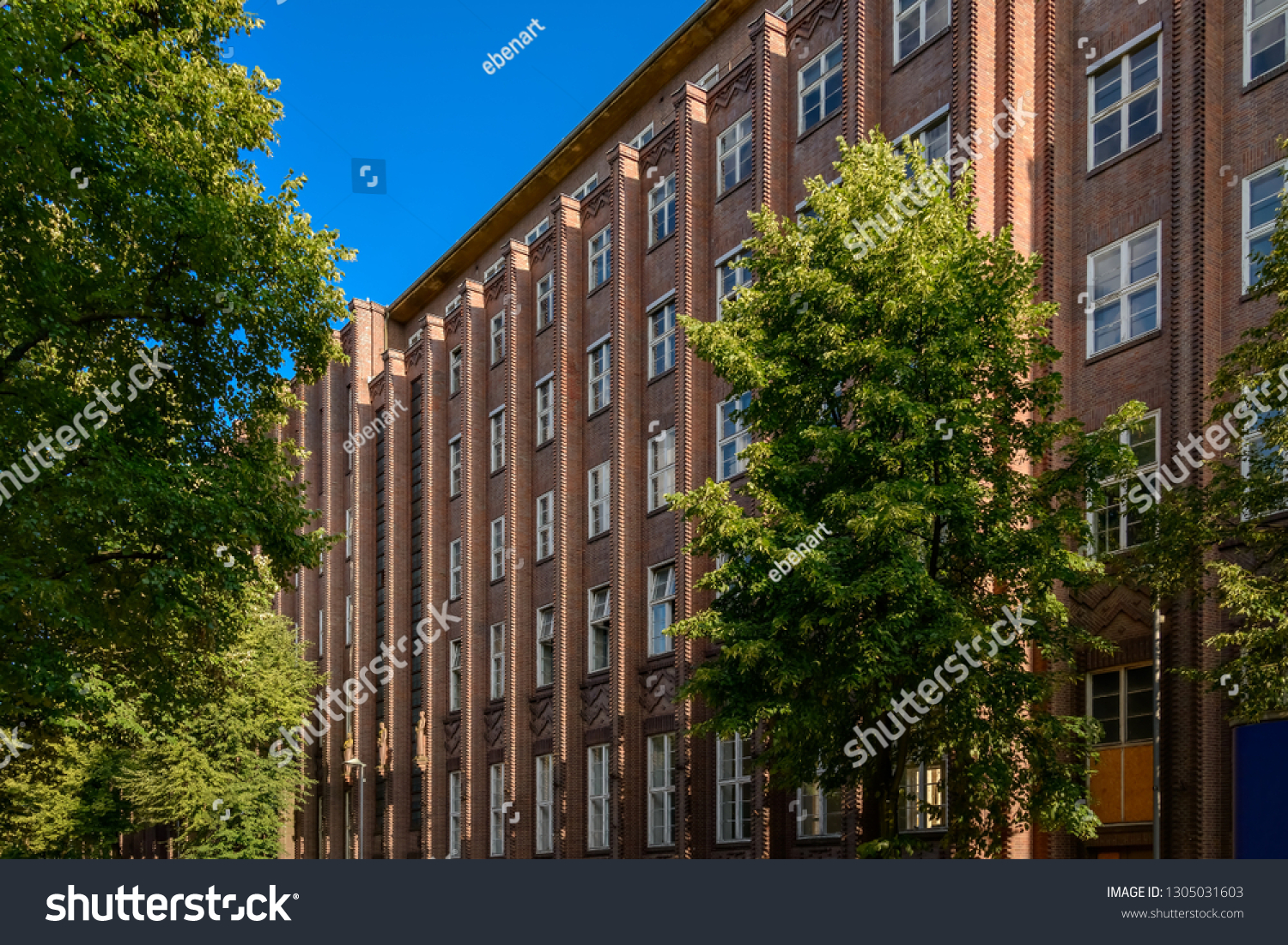 Expressionist Architecture Listed Haus Park House Stock Photo