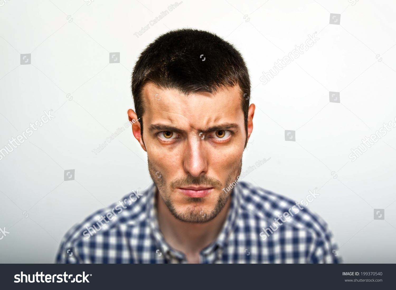 Expressive Man Portrait Stock Photo 199370540 : Shutterstock