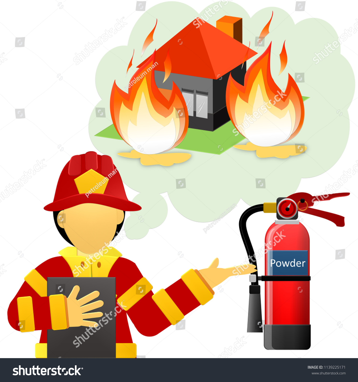 extinguish fire clipart no background