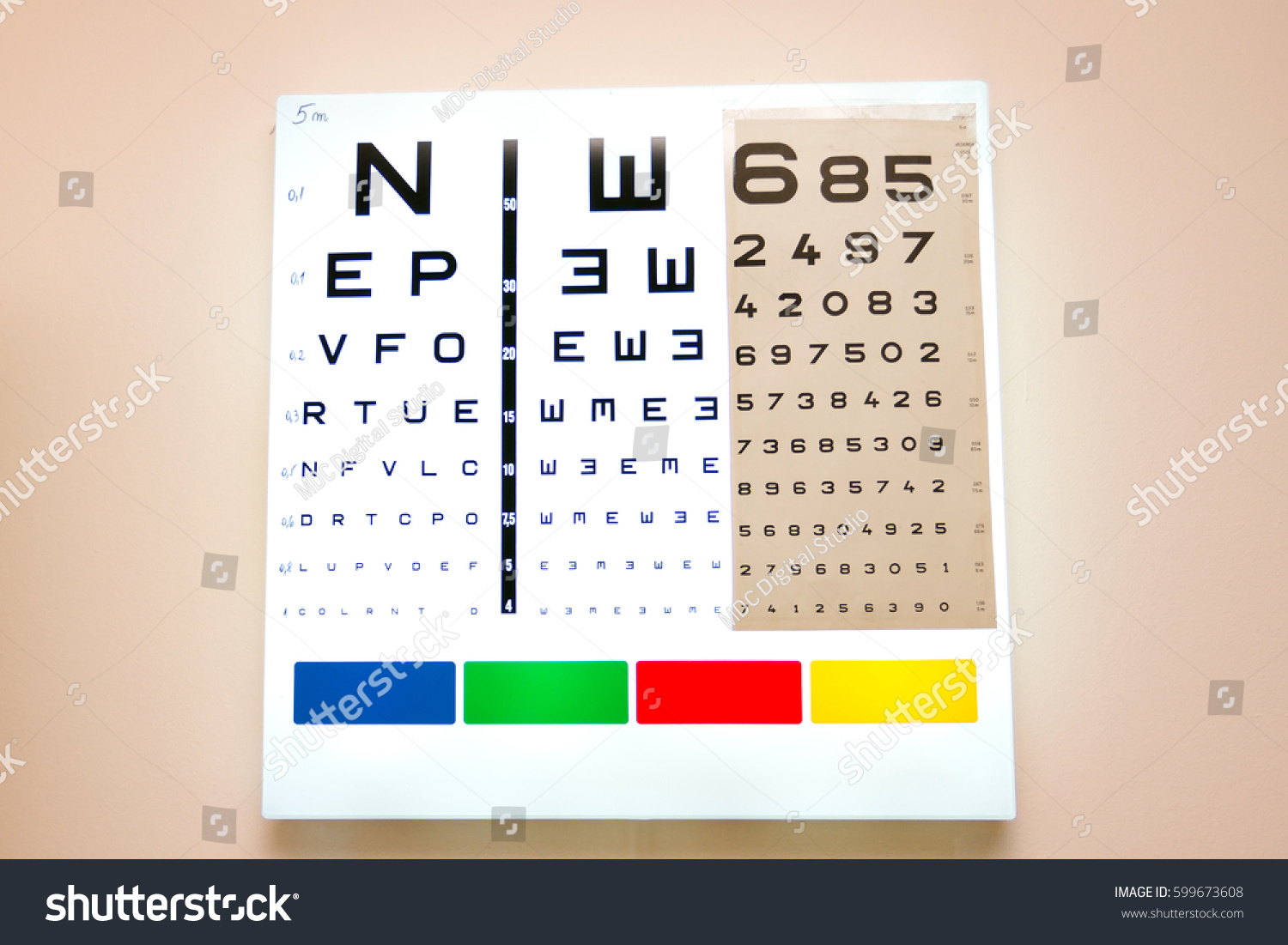 Eye Chart Doctor S Office