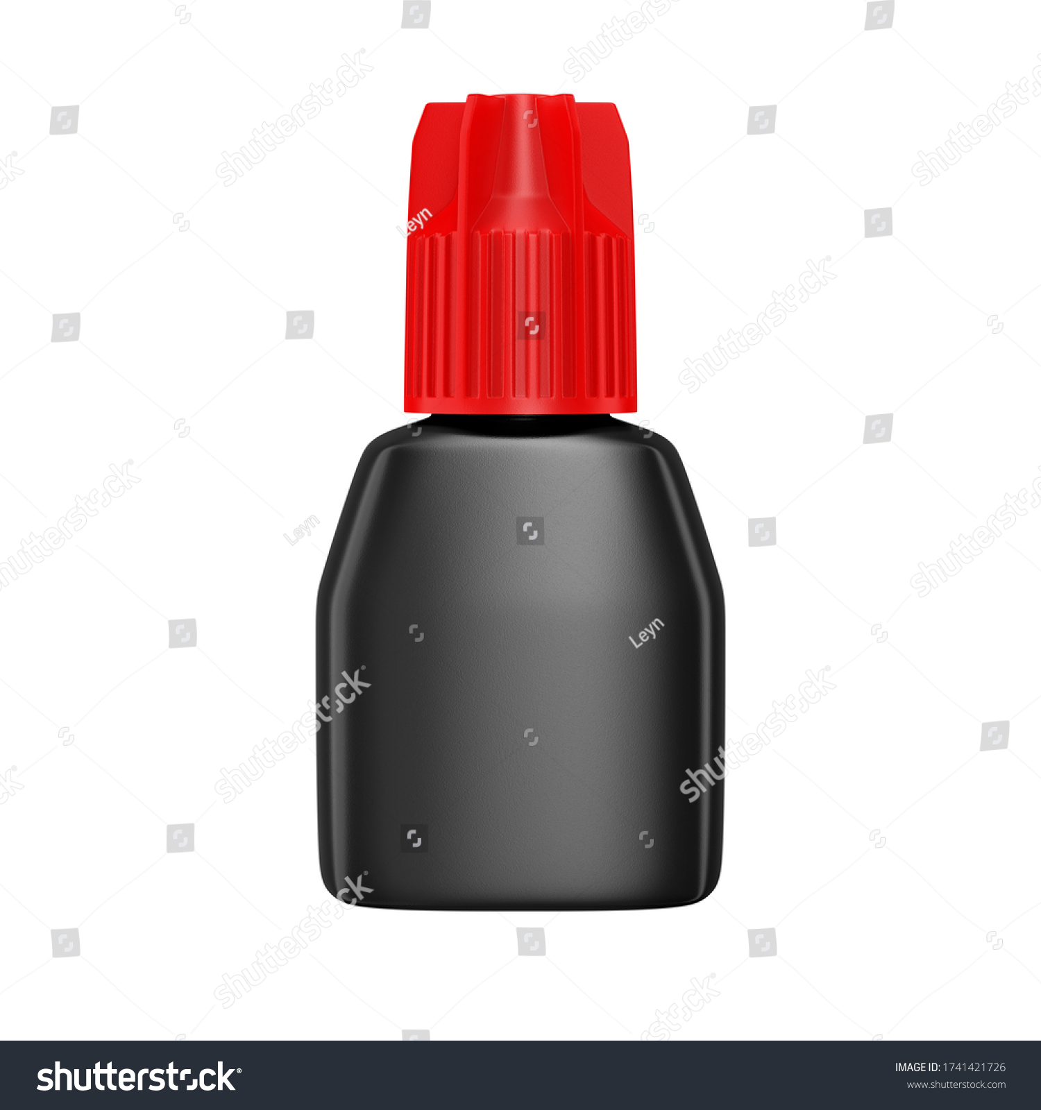 Download Eyelash Glue Bottle Mockup Cap Isolated Stock Illustration 1741421726