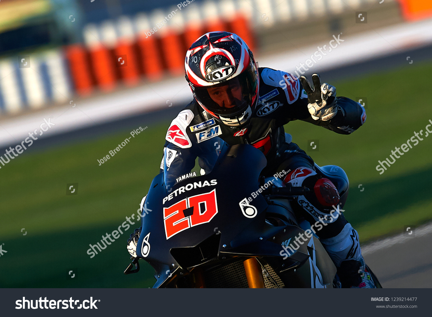 Fabio Quartararo 20 France Petronas Yamaha Stock Photo Edit Now 1239214477