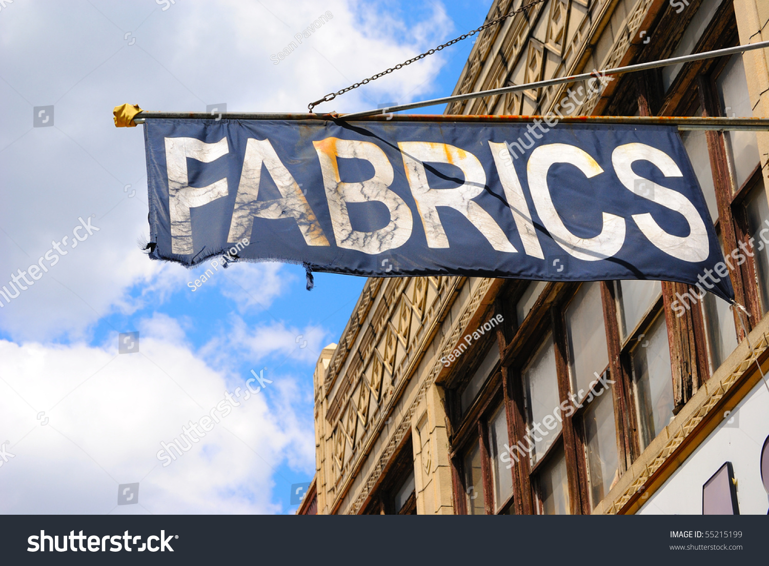 Fabric Sign Stock Photo 55215199 : Shutterstock