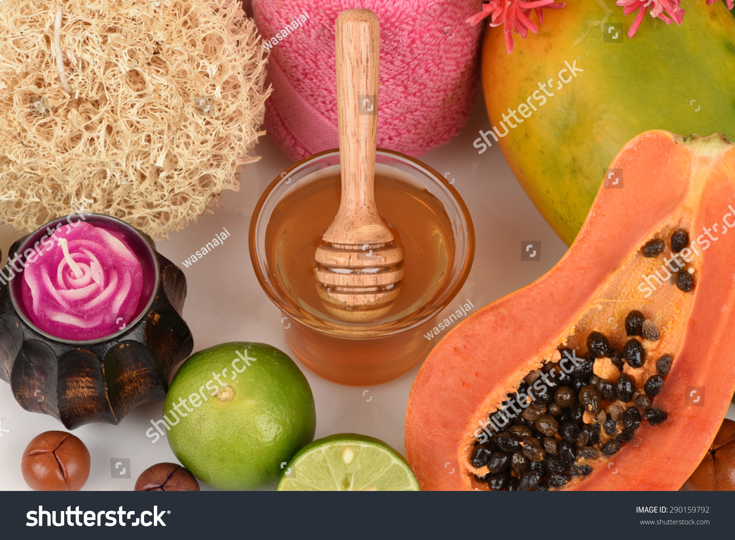 Face Mask Acne Treatment Papaya Lemon Stock Photo Edit Now 290159792 shutterstock