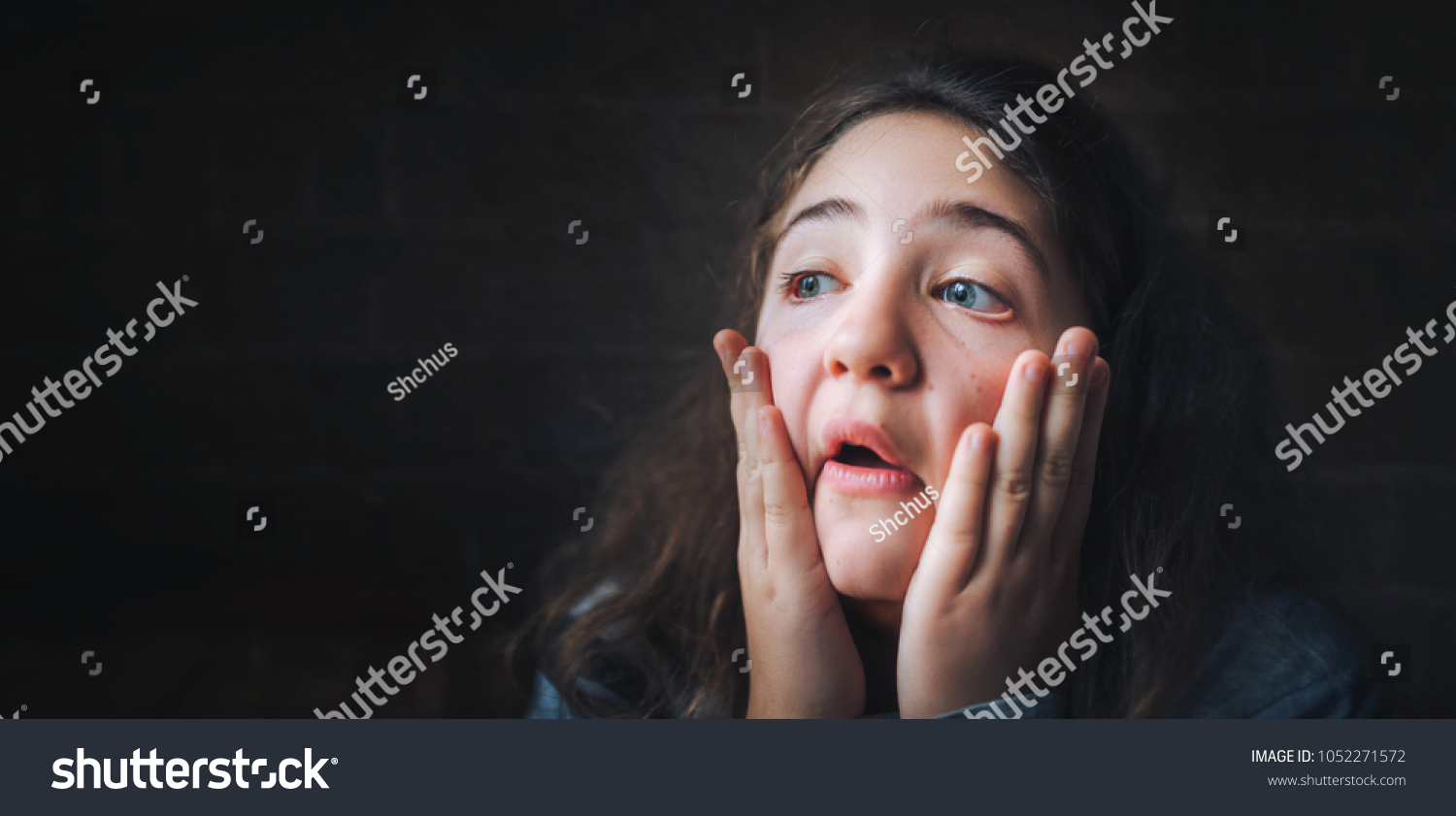 Facepalm Meme Exhausted Girls Face Grimace Stock Photo Edit Now