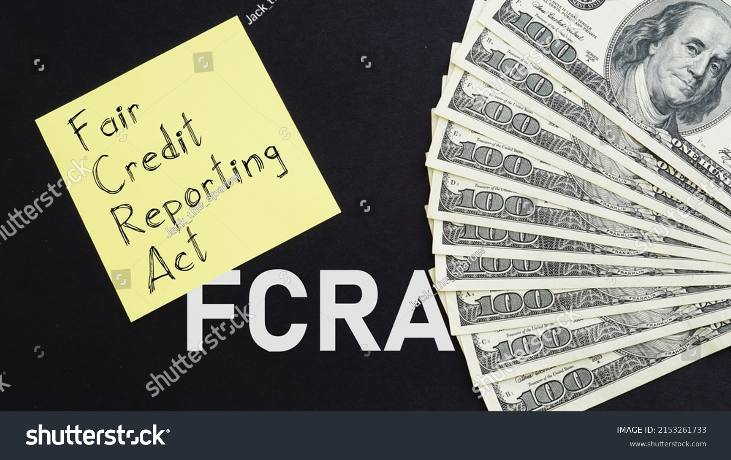 Fair Credit Reporting Act Fcra Shown Stock Photo 2153261733 | Shutterstock