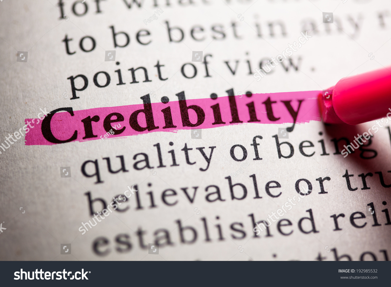 Image result for image for the word credibility
