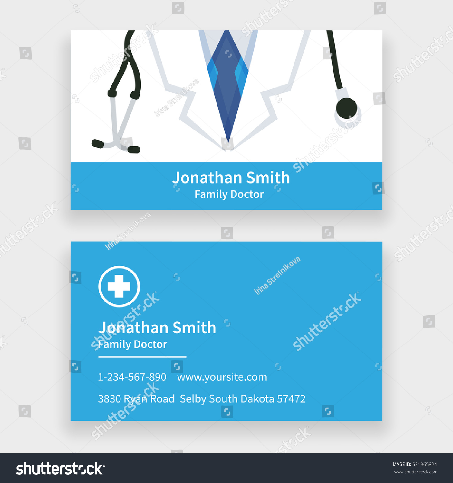 family business card