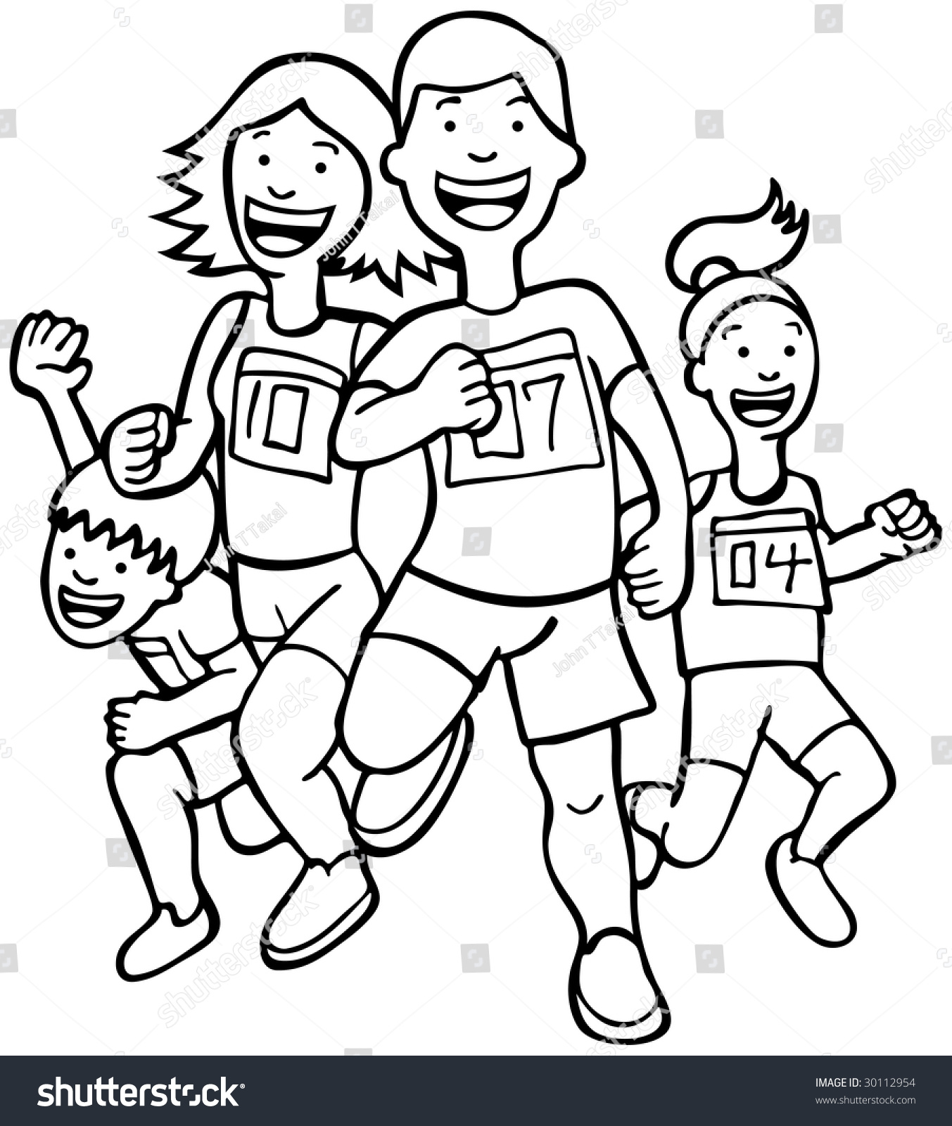 Family Run Art Stock Photo 30112954 : Shutterstock