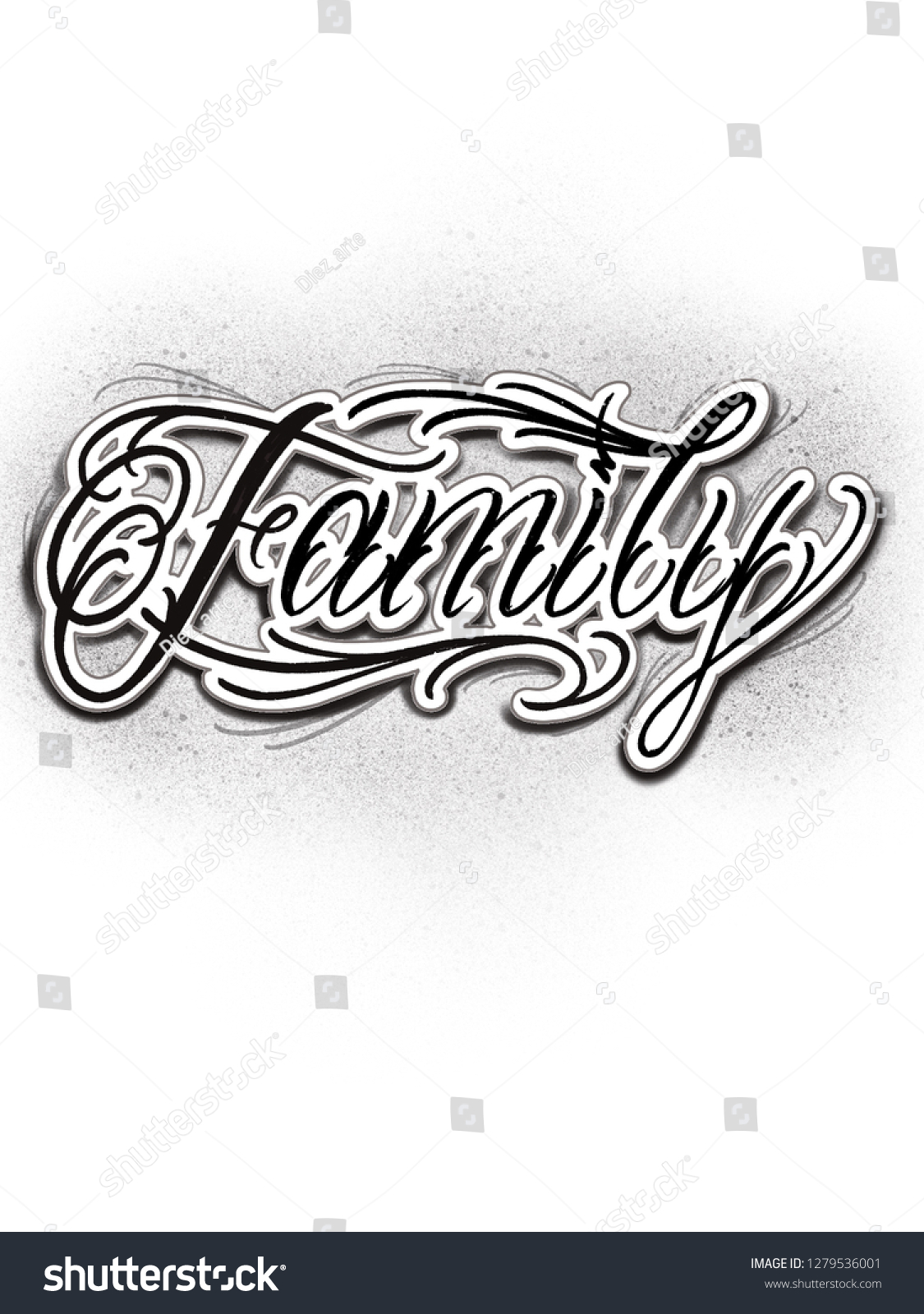 Family Tattoo Idea のイラスト素材