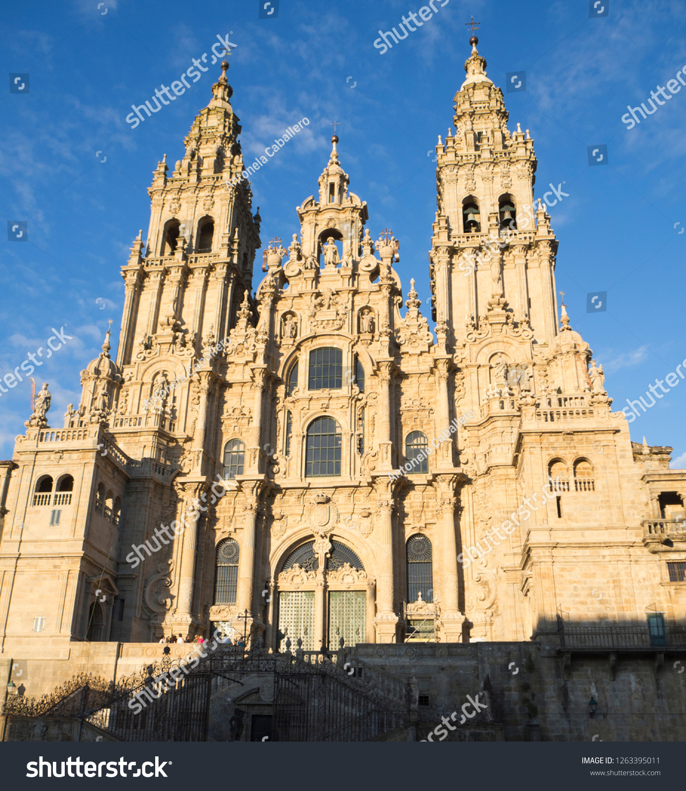 Famous Church Santiago De Compostela Spain Stock Photo Edit Now