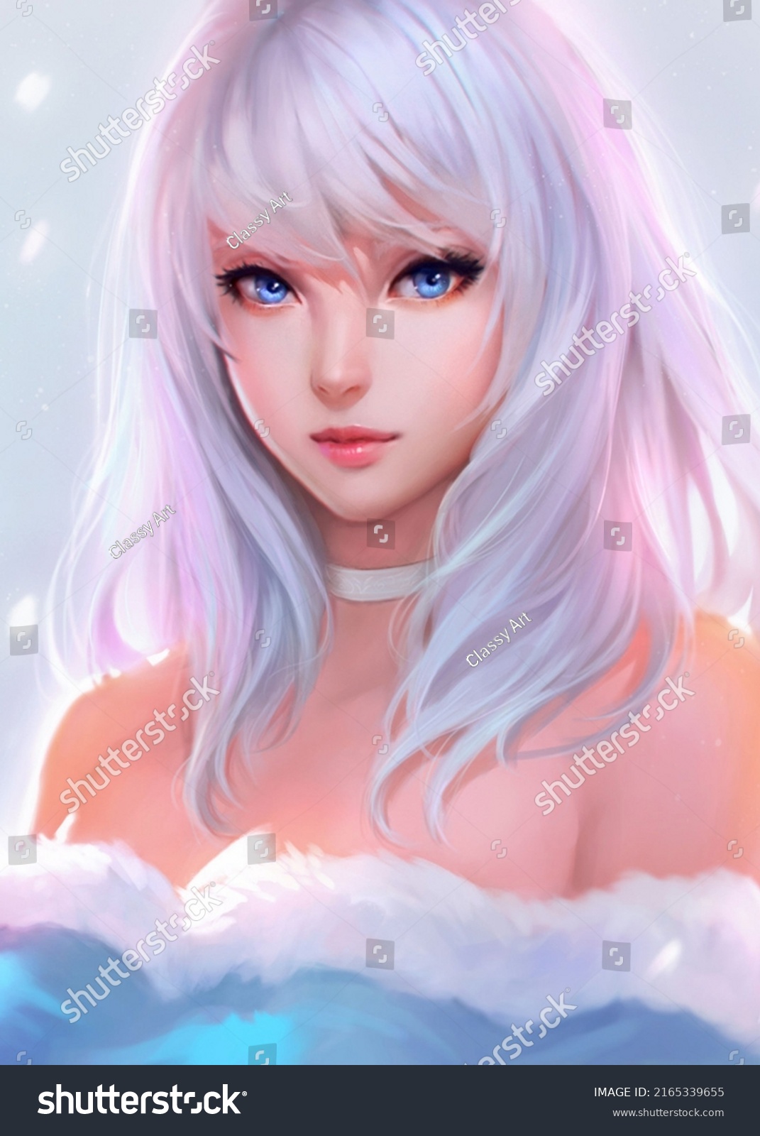 Fantasy Anime Art Anime Manga Stock Illustration 2165339655 Shutterstock