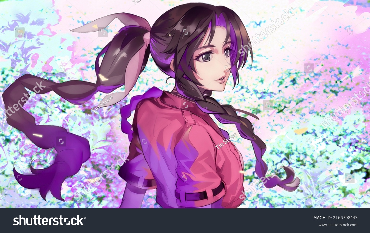Fantasy Cute Anime Girl Digital Art Stock Illustration 2166798443 Fantasy Cute Anime Girl Digital Art Stock Illustration 2166798443