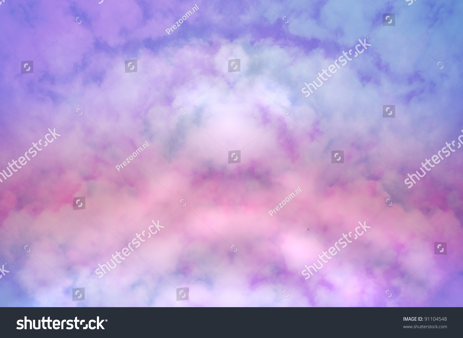 Fantasy Heaven Clouds Wallpaper Background With God Like Figure Stock ...