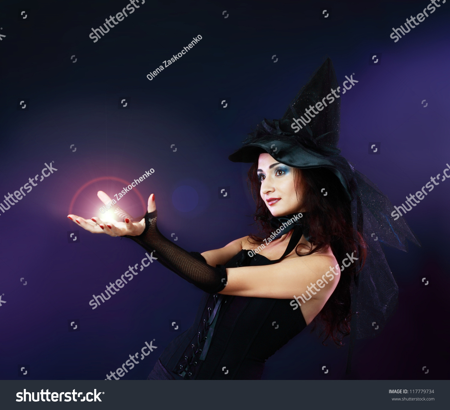 Fantasy Magic Portrait Sexy Beautiful Woman Stock Photo (Edit Now ...