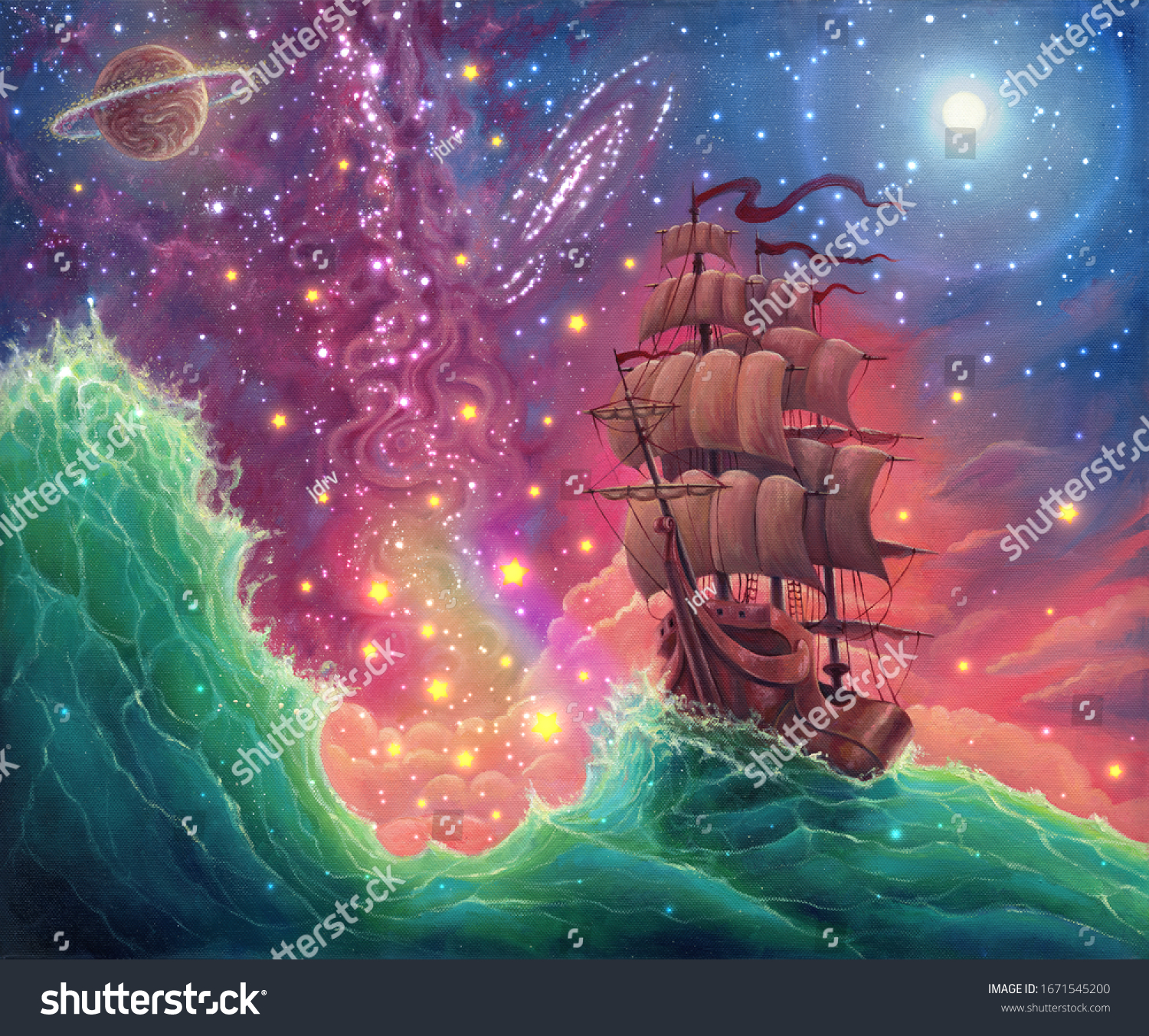 Babylon 5 Planets Ships Cruiser Oil Painting HD Print Decor Art On Canvas 5PCS 
