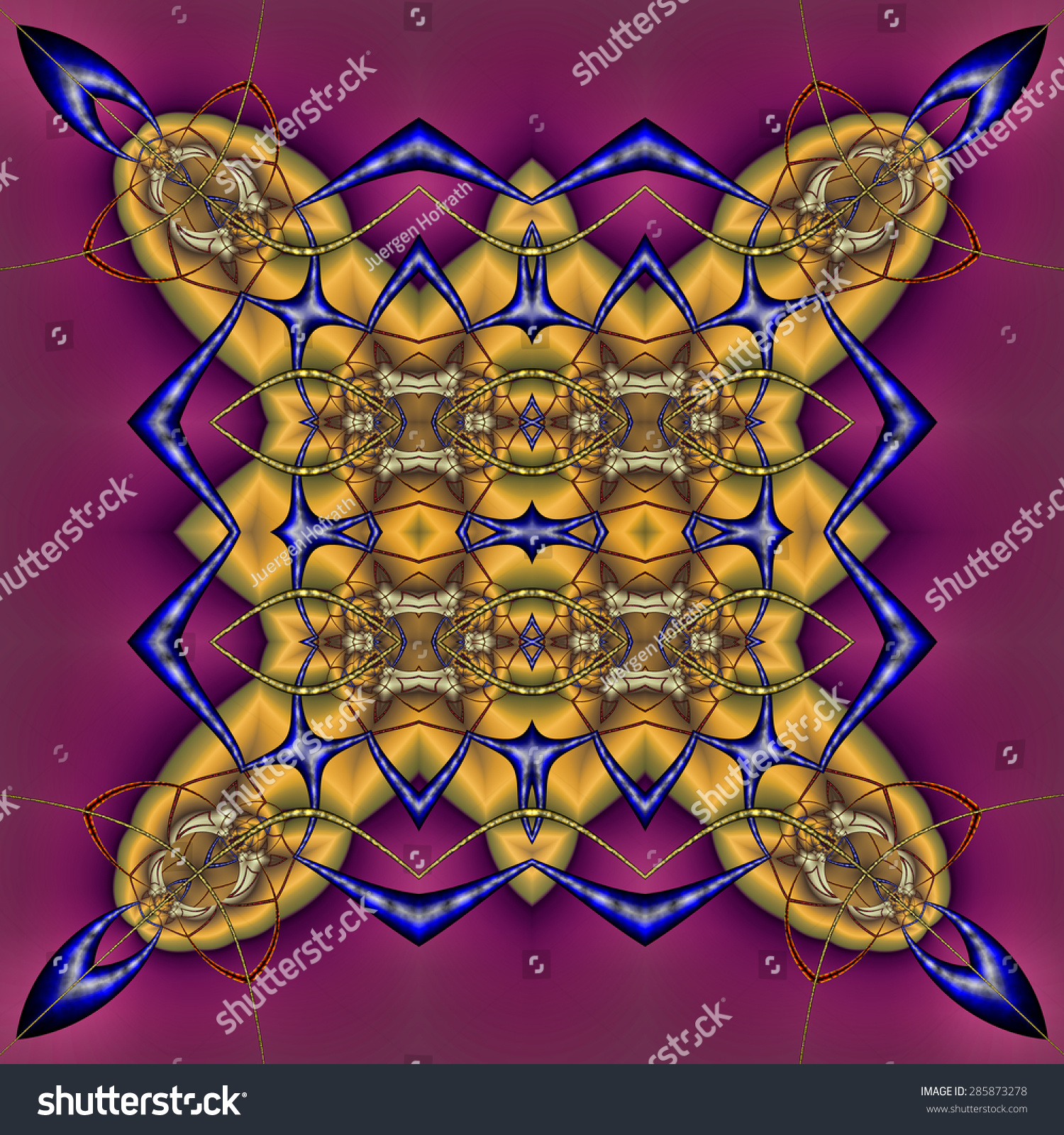 Fantasy Ornament Stock Illustration 285873278 - Shutterstock