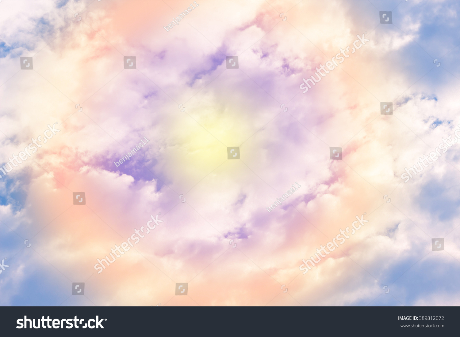 Fantasy Sky Colors Background Stock Photo Edit Now