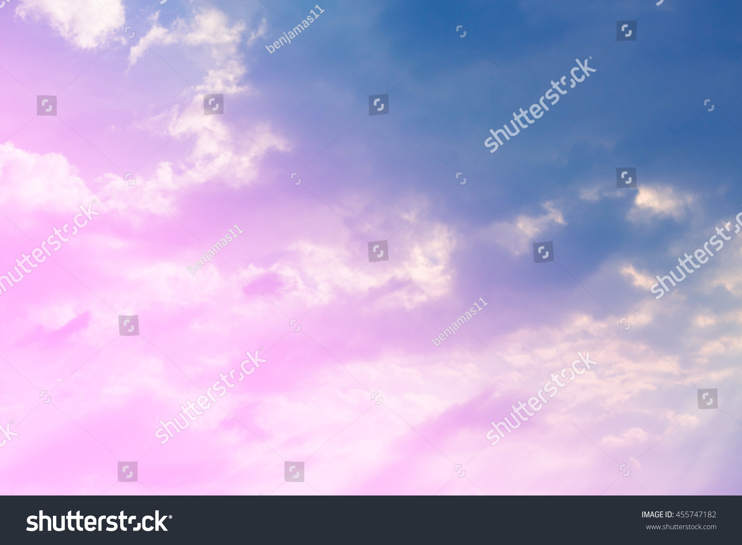 Fantasy Sky Colors Blur Background Stock Photo Edit Now