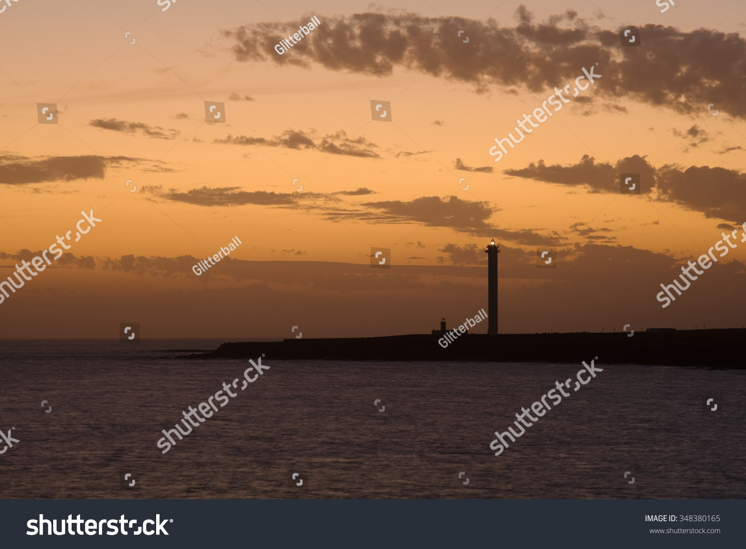 Faro De Pechiguera Lighthouse Playa Blanca Stock Photo Edit