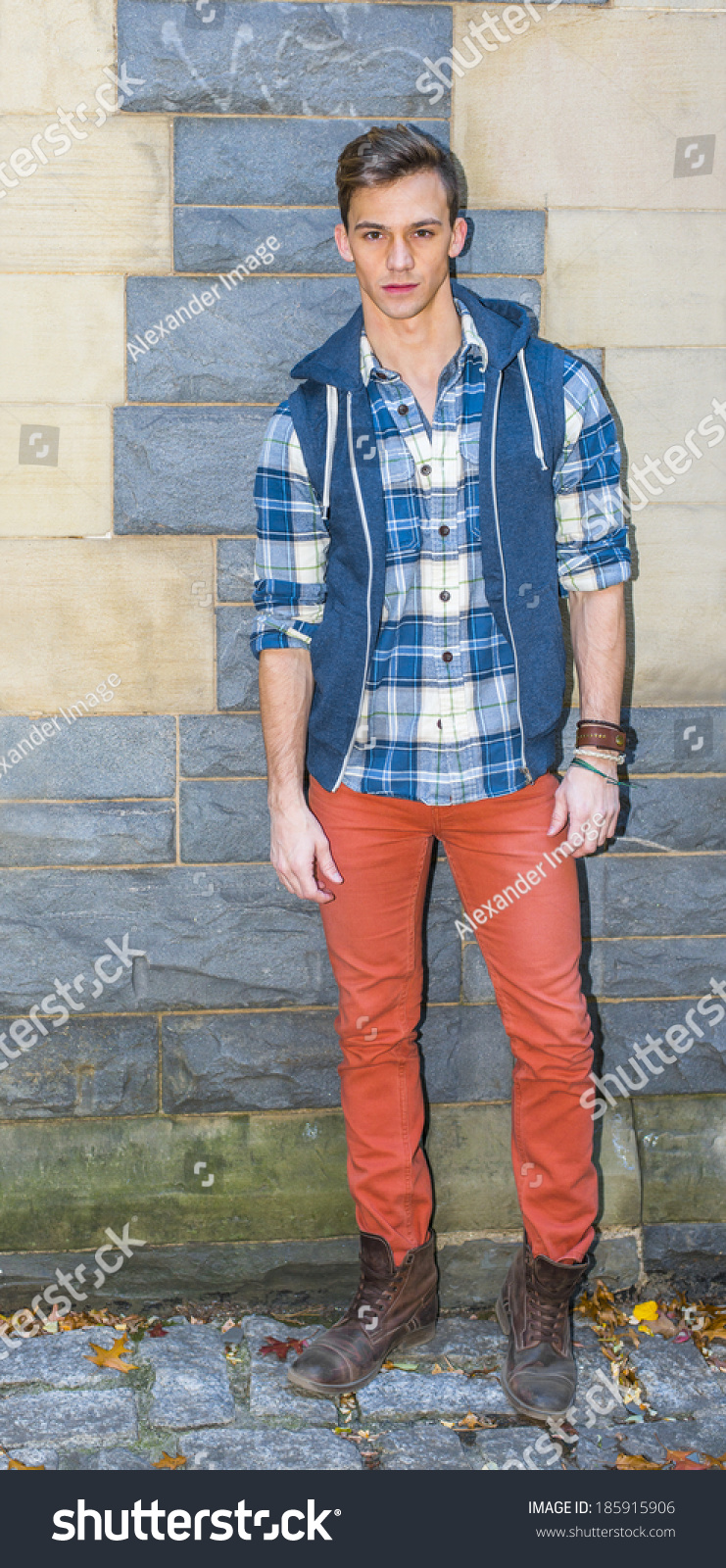 red sleeveless hoodie boys