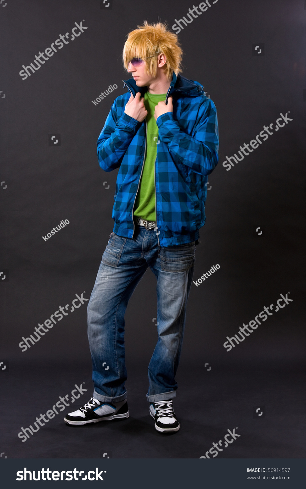 Fashion Emo Guy Stock Photo 56914597 : Shutterstock