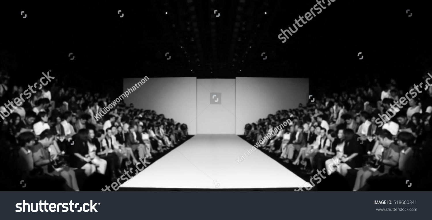 Fashion Runway Out Focusblur Background Stock Photo (Edit Now) 518600341
