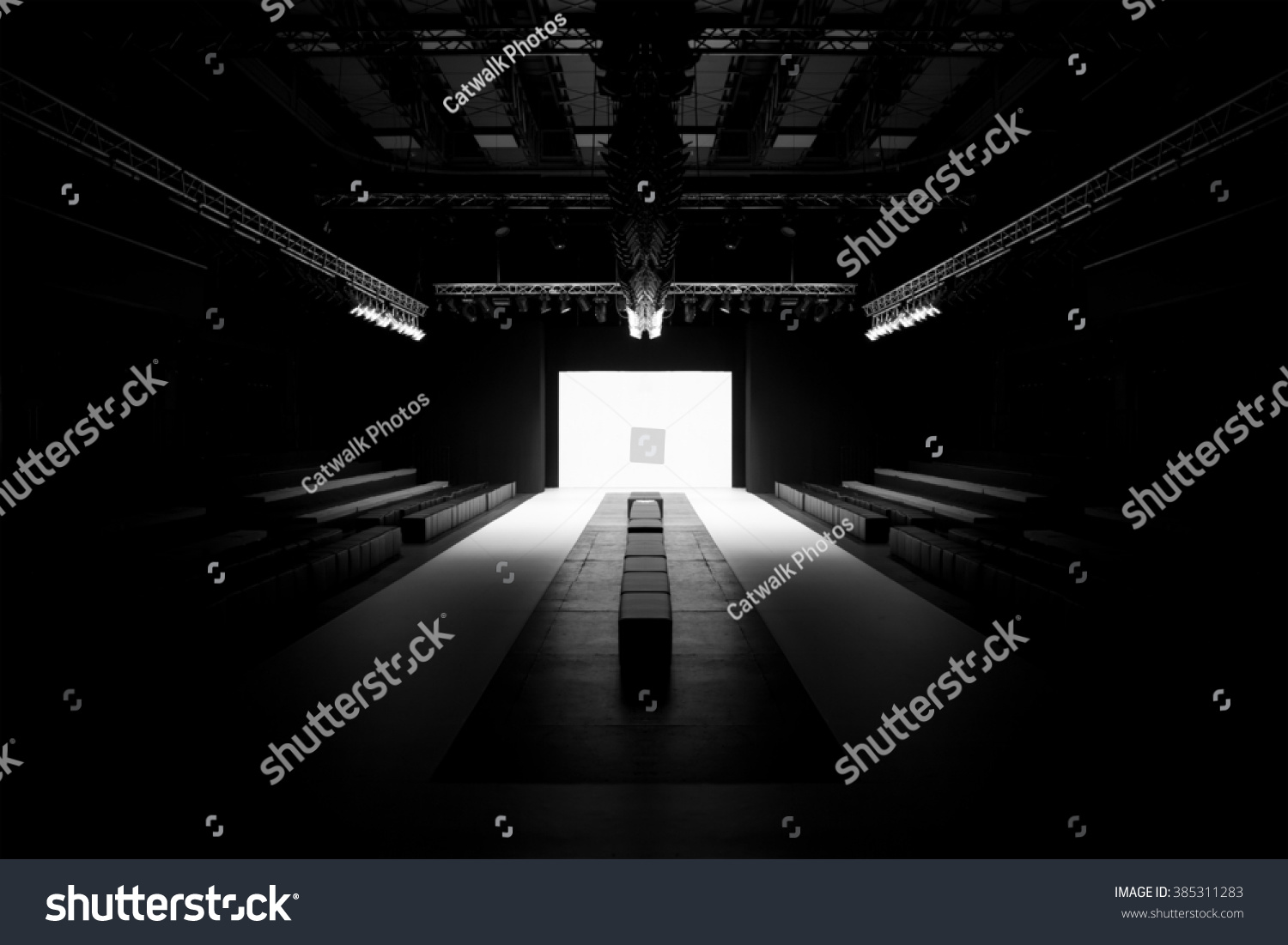Fashion Show Empty Stage Fashion Week Stock Photo (Edit Now) 385311283