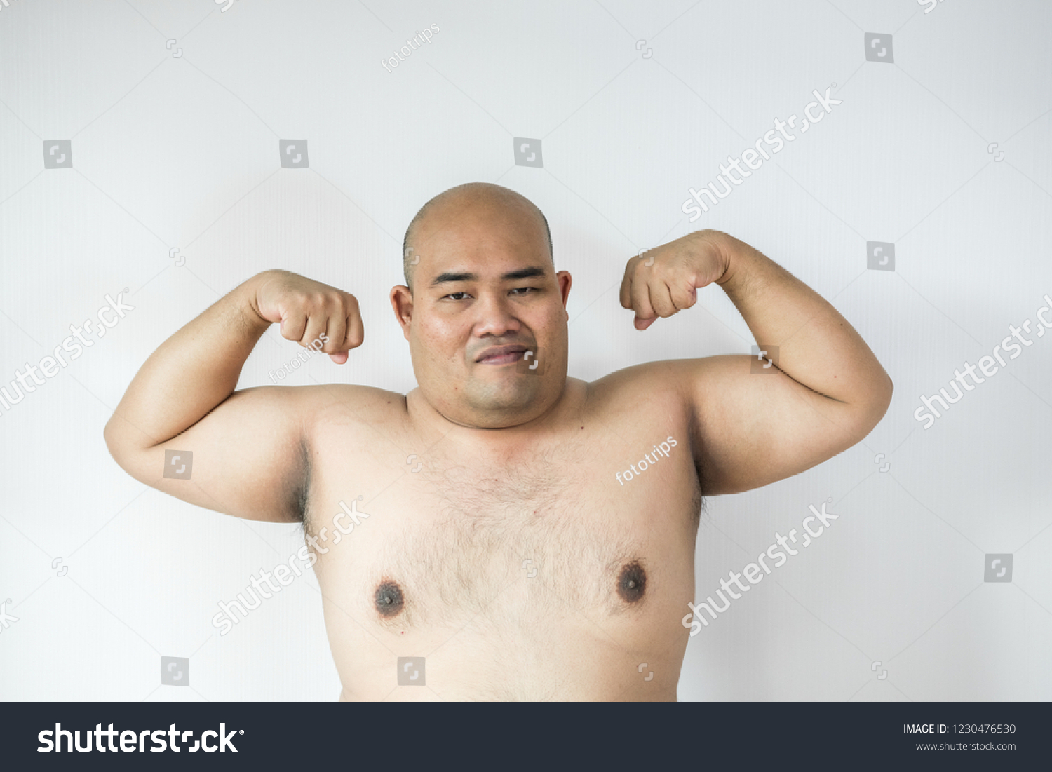 Fat Man Overweight Man Big Belly Stock Image Download Now