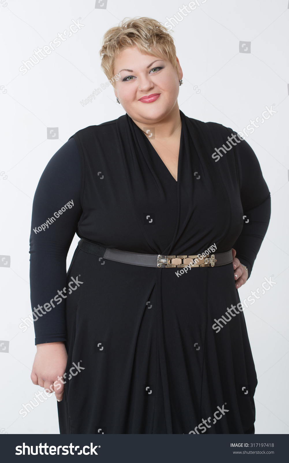 Fat Woman Beautiful Dress Stock Photo 317197418 | Shutterstock