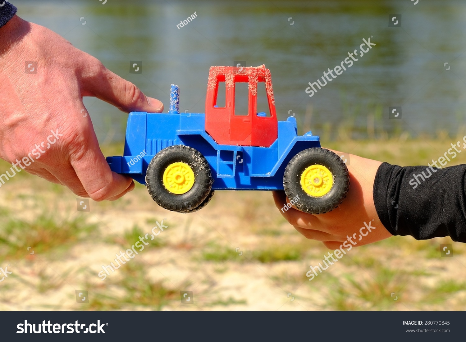 large plastic toy trucks