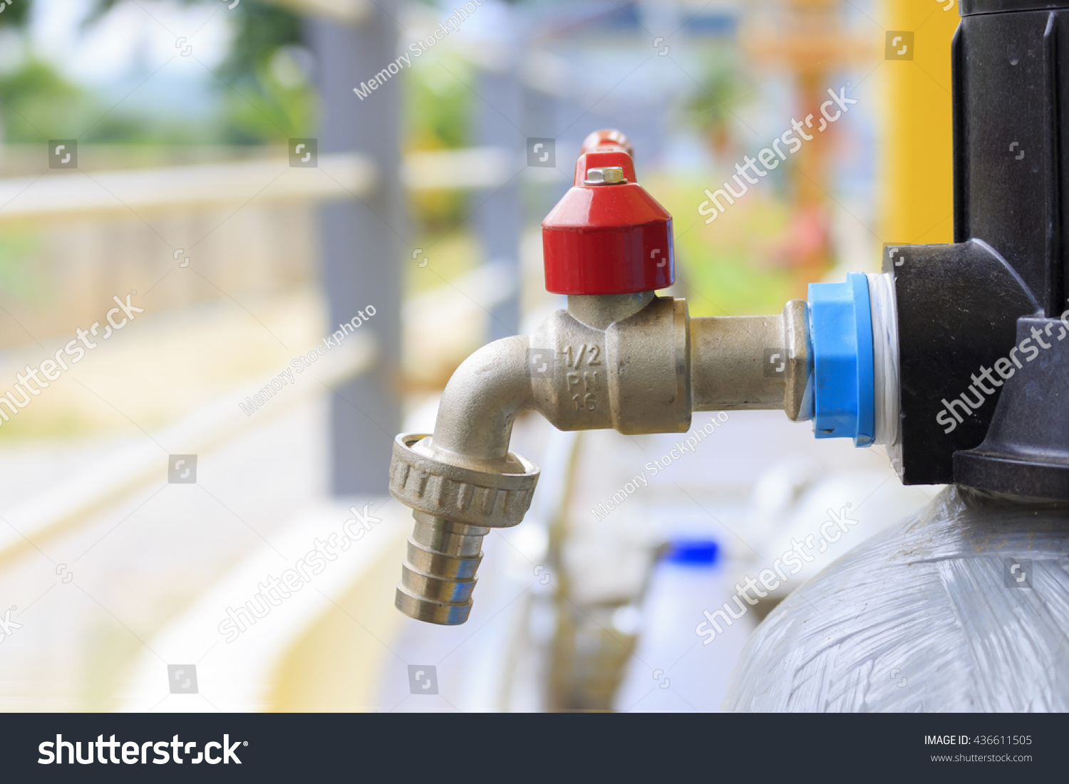 Faucet Water Pressure Gauge Blur Select Stock Photo Edit Now