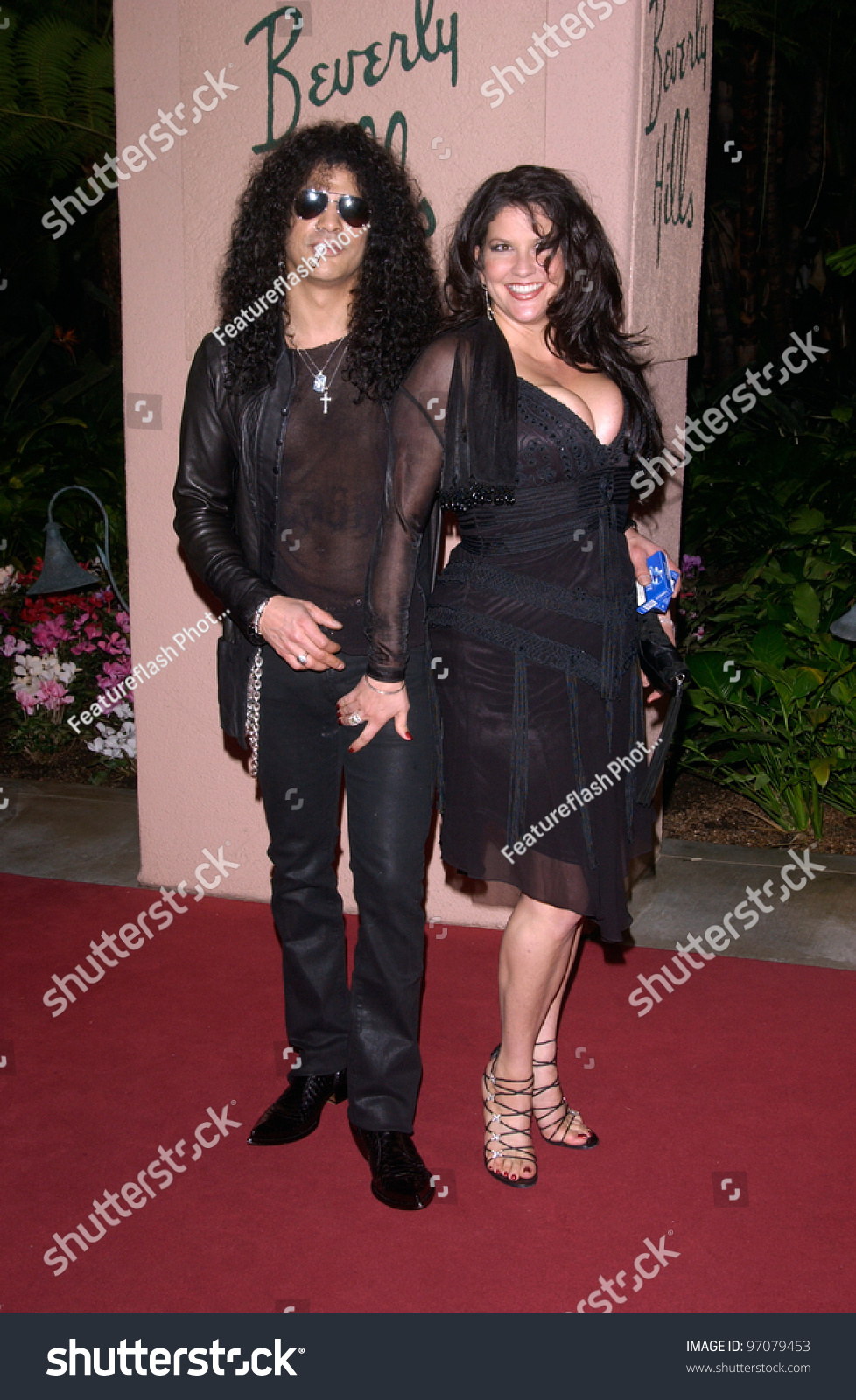 Feb 12, 2005; Beverly Hills, Ca: Guns N' Roses Star Slash & Wife At ...