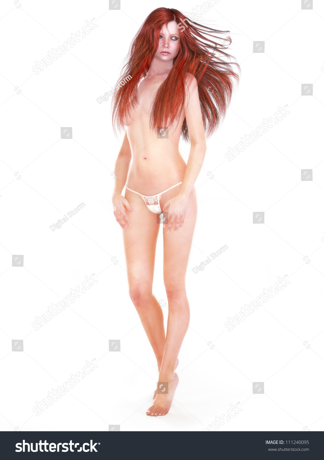Nude Female Redhead 68