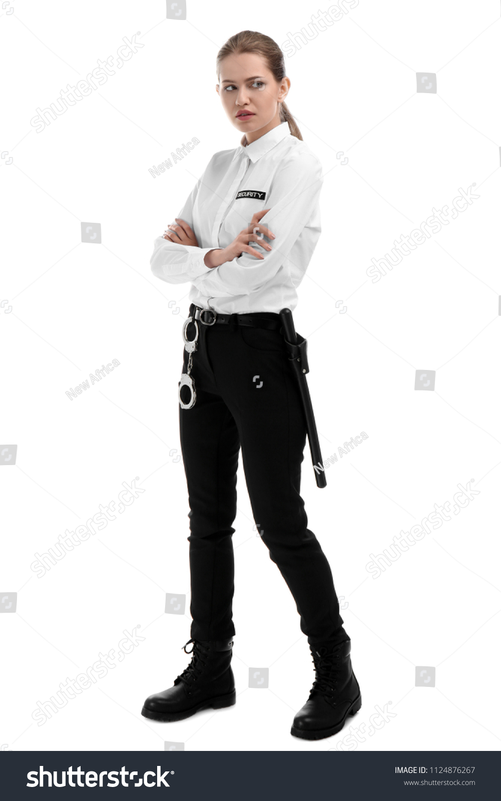 female security guard shoes