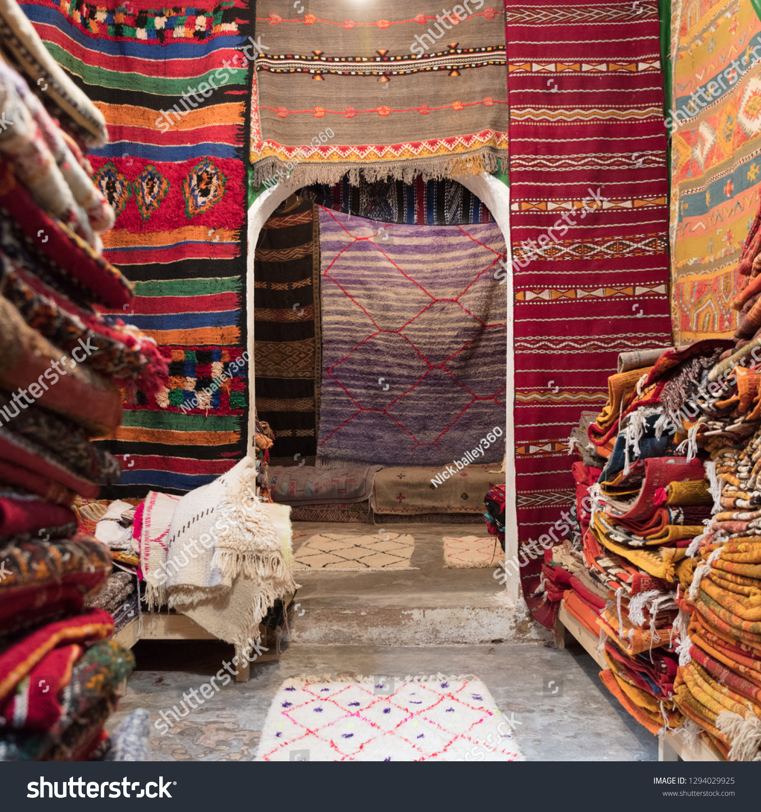 Fez Morocco February 18th 2017 Carpet Stock Photo Edit Now