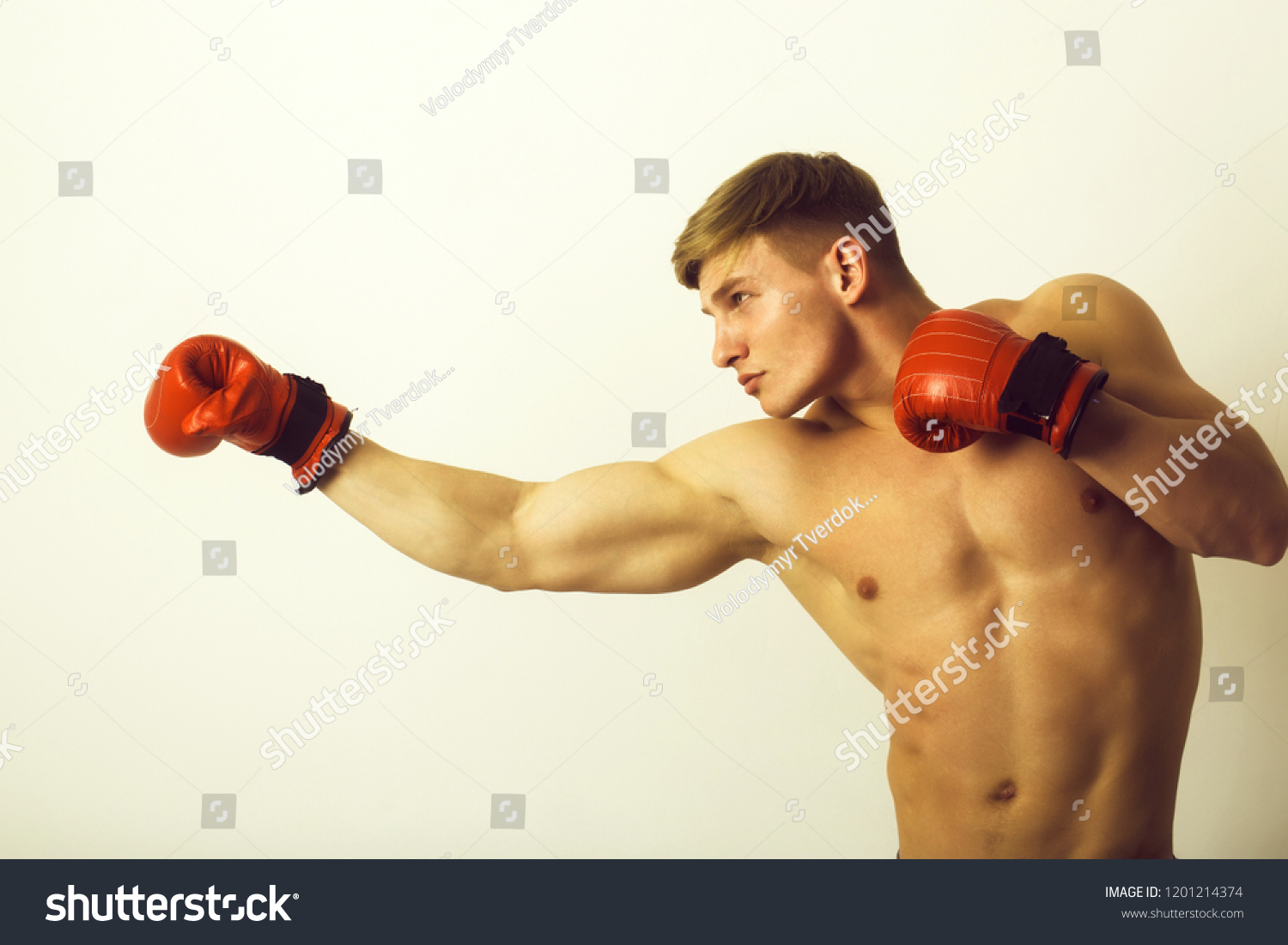 Naked Boxing Men