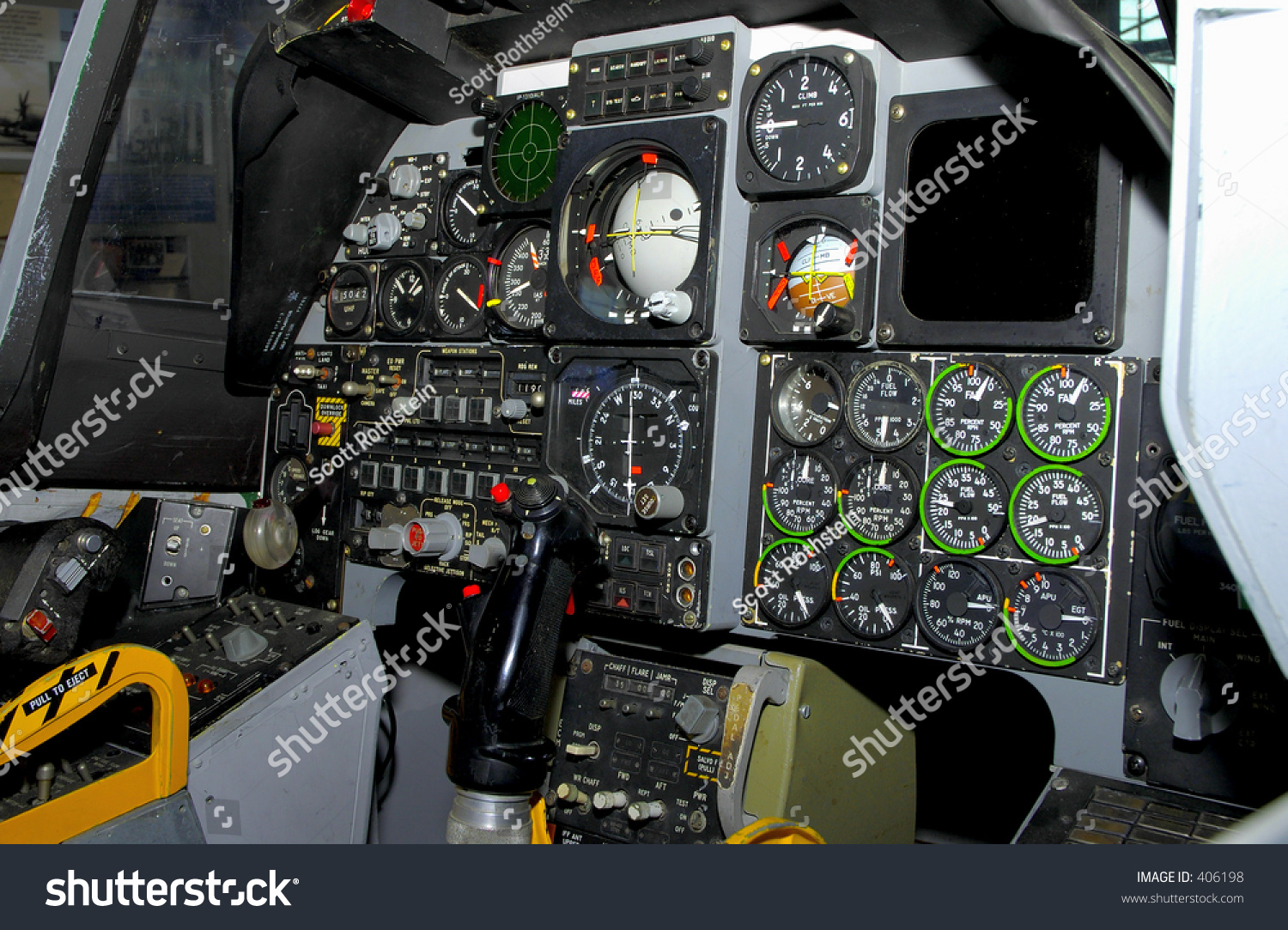 Fighter Plane Cockpit Stock Photo 406198 - Shutterstock