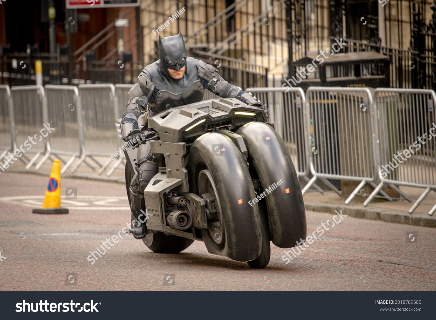 Filming Flash Movie Batman On His Stock Photo (Edit Now) 2018789585