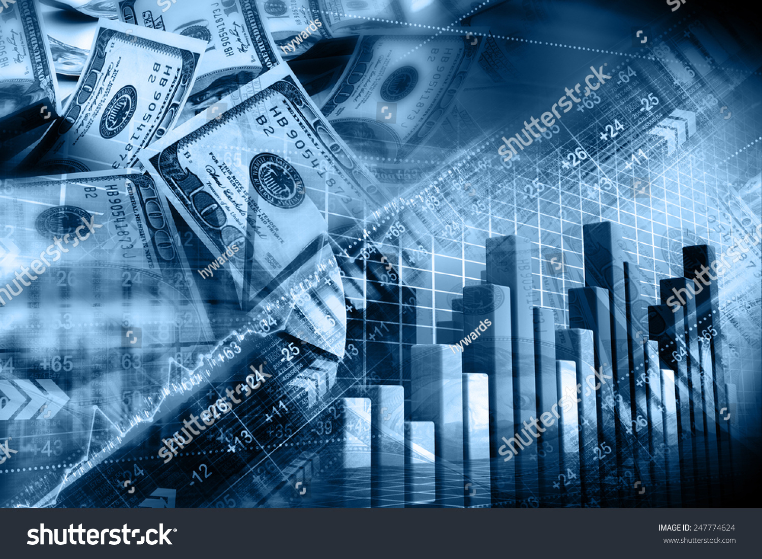 Financial Background Stock Illustration 247774624 | Shutterstock