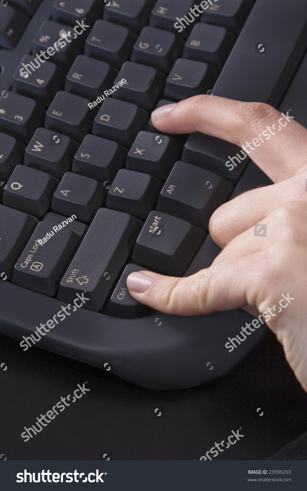 Finger Pressing Keyboard Copy Command Stock Photo 23399293 - Shutterstock