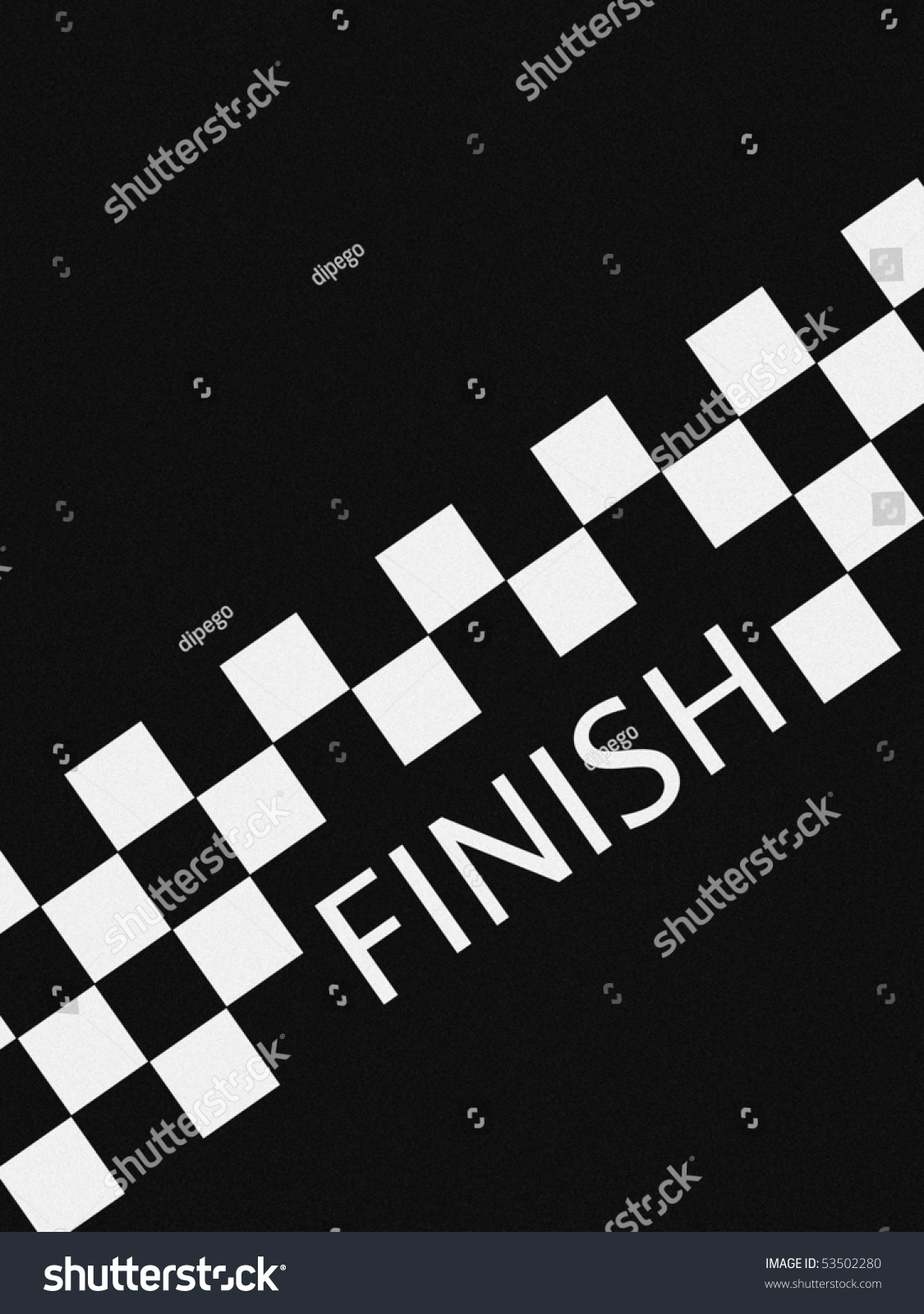 Finish Line Checkered Flag Stock Illustration 53502280 Shutterstock 5570