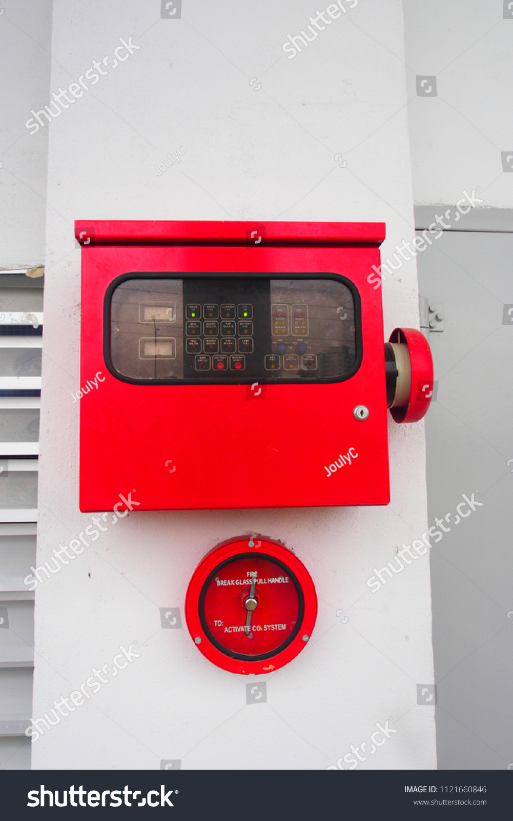 Fire Alarm Control Panel Fire Break Stock Photo 1121660846 | Shutterstock