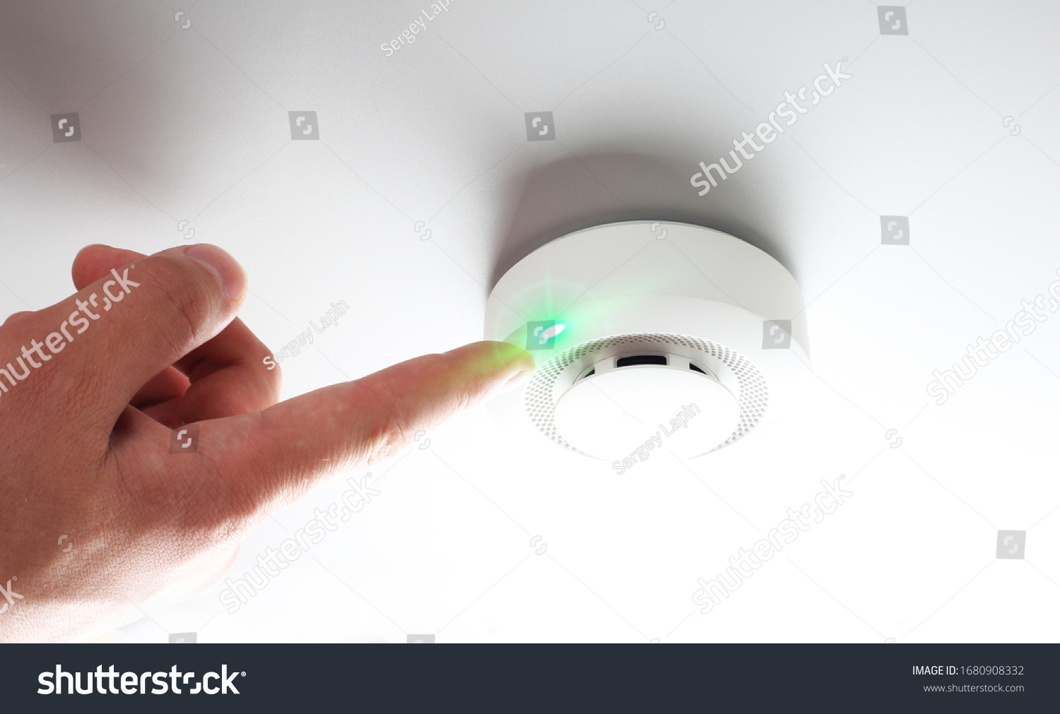 Fire Alarm Green Signal Test Hand Stock Photo 1680908332 | Shutterstock