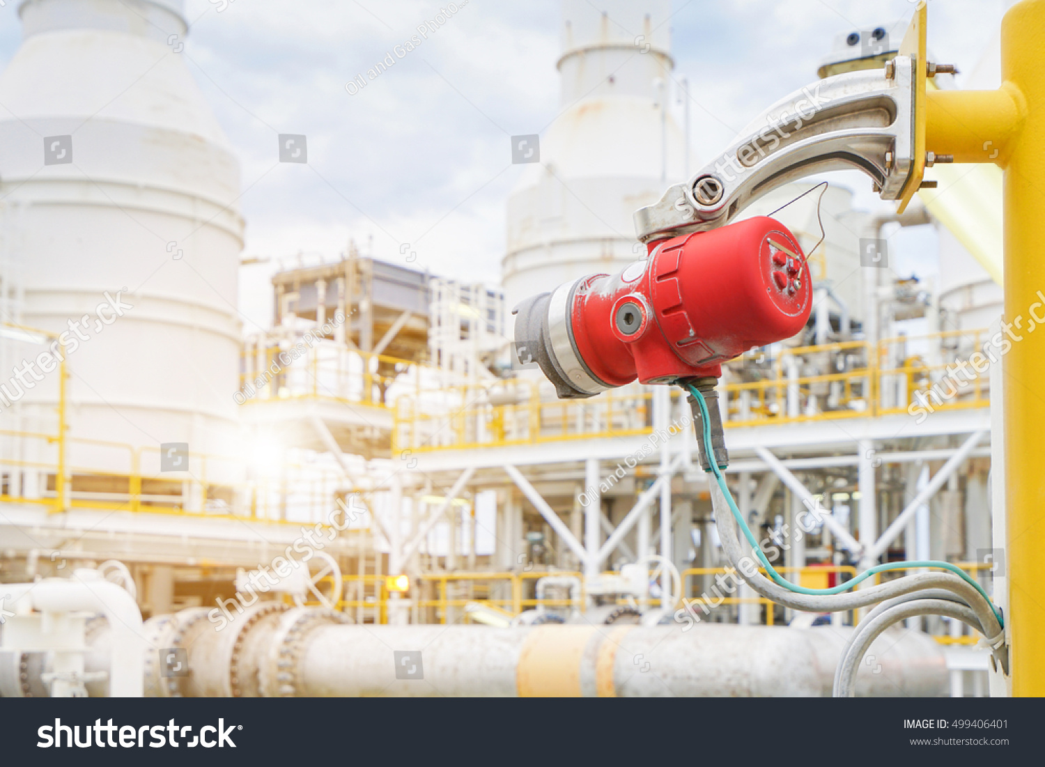 Fire Gas Detection Monitoring System Hazardous Stock Photo 499406401